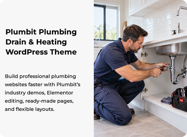 Plumbit - Plumbing, Drain & Heating WordPress Theme